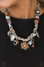 Cargar imagen en el visor de la galería, Charmed, I Am Sure - Brown Necklace Set