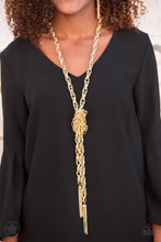 Cargar imagen en el visor de la galería, Scarfed for Attention - Gold Necklace Set