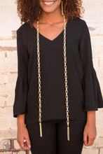 Cargar imagen en el visor de la galería, Scarfed for Attention - Gold Necklace Set