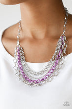 Carregar imagem no visualizador da galeria, Color Bomb - Purple Necklace Set