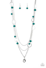 Carregar imagem no visualizador da galeria, Beachside Babe - Green Lanyard Necklace Set