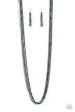 Carregar imagem no visualizador da galeria, Colorful Calamity - Blue Necklace Set