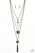 Cargar imagen en el visor de la galería, Love Opens All Doors - Brass Necklace Set