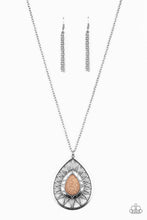 Cargar imagen en el visor de la galería, Summer Sunbeam - Brown Necklace Set