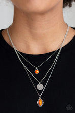 Cargar imagen en el visor de la galería, Tide Drifter - Orange Necklace Set