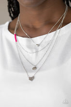 Cargar imagen en el visor de la galería, Gypsy Heart - Pink Necklace Set