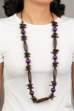 Cargar imagen en el visor de la galería, Cozumel Coast - Purple Necklace Set