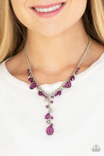 Cargar imagen en el visor de la galería, Crystal Couture - Purple Necklace Set
