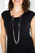 Load image into Gallery viewer, Pleasant Promenade - Purple Necklace Set