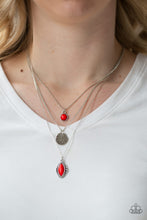 Cargar imagen en el visor de la galería, Tide Drifter - Red Necklace Set