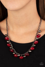 Cargar imagen en el visor de la galería, Runway Rebel - Red Necklace Set