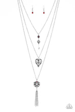 Cargar imagen en el visor de la galería, Love Opens All Doors - Red Necklace Set