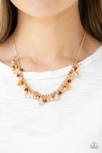 Cargar imagen en el visor de la galería, Courageously Catwalk - Gold Necklace Set