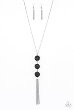 Cargar imagen en el visor de la galería, Triple Shimmer - Black Necklace Set