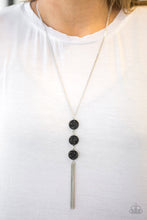 Cargar imagen en el visor de la galería, Triple Shimmer - Black Necklace Set