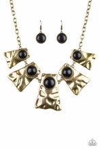 Cargar imagen en el visor de la galería, Cougar - Brass Necklace Set
