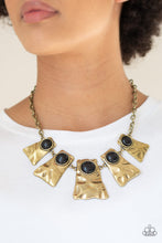 Cargar imagen en el visor de la galería, Cougar - Brass Necklace Set