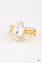 Cargar imagen en el visor de la galería, If The Crown Fits - Gold Ring