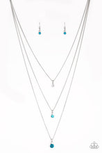 Cargar imagen en el visor de la galería, Crystal Chic - Blue Necklace Set
