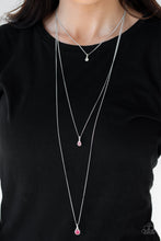 Carregar imagem no visualizador da galeria, Crystal Chic - Pink Necklace Set
