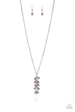 Load image into Gallery viewer, Teardrop Serenity - Purple Necklace Set