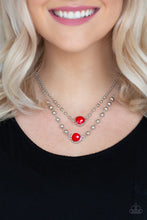 Carregar imagem no visualizador da galeria, Colorfully Charming - Red Necklace Set