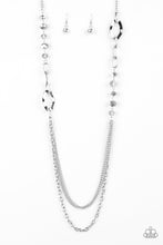 Cargar imagen en el visor de la galería, Modern Girl Glam - Silver Necklace Set