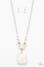 Cargar imagen en el visor de la galería, Sandstone Oasis - White Necklace Set