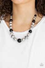 Cargar imagen en el visor de la galería, Weekend Party - Black Necklace Set
