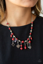 Cargar imagen en el visor de la galería, Renaissance Romance - Red Necklace Set