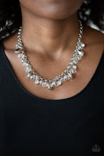 Load image into Gallery viewer, Downstage Dazzle - White Necklace Set