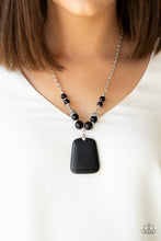 Cargar imagen en el visor de la galería, Sandstone Oasis - Black Necklace Set