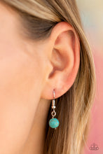 Cargar imagen en el visor de la galería, Totem Tassel - Blue Necklace Set