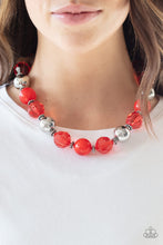 Cargar imagen en el visor de la galería, Very Voluminous - Red Necklace Set