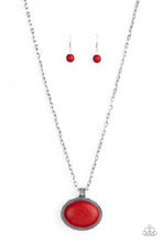 Cargar imagen en el visor de la galería, Sedimentary Colors - Red Necklace Set