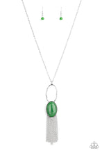 Cargar imagen en el visor de la galería, Dewy Desert - Green Necklace Set