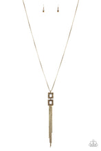 Cargar imagen en el visor de la galería, Times Square Stunner - Brass Necklace Set