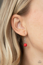 Cargar imagen en el visor de la galería, Recycled Refinement - Red Necklace Set
