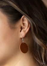 Cargar imagen en el visor de la galería, Sooner or LEATHER - Brown Necklace Set