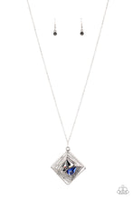 Cargar imagen en el visor de la galería, Timelessly Tilted - Blue Necklace Set
