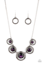 Cargar imagen en el visor de la galería, PIXEL Perfect - Purple Necklace Set