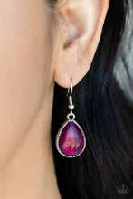 Cargar imagen en el visor de la galería, Opal Auras - Purple Necklace Set