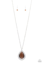 Cargar imagen en el visor de la galería, You Dropped This - Brown Necklace Set