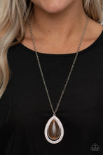 Cargar imagen en el visor de la galería, You Dropped This - Brown Necklace Set