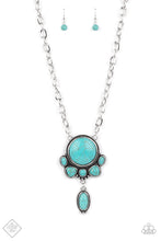 Cargar imagen en el visor de la galería, Geographically Gorgeous - Blue Necklace Set
