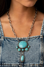 Cargar imagen en el visor de la galería, Geographically Gorgeous - Blue Necklace Set