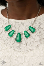 Load image into Gallery viewer, Newport Princess - Green Necklace Set
