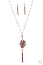 Cargar imagen en el visor de la galería, Palm Promenade - Copper Necklace Set