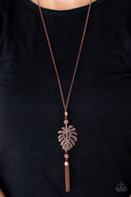 Cargar imagen en el visor de la galería, Palm Promenade - Copper Necklace Set