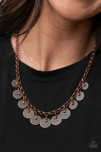 Cargar imagen en el visor de la galería, Delightfully Dappled - Copper Necklace Set